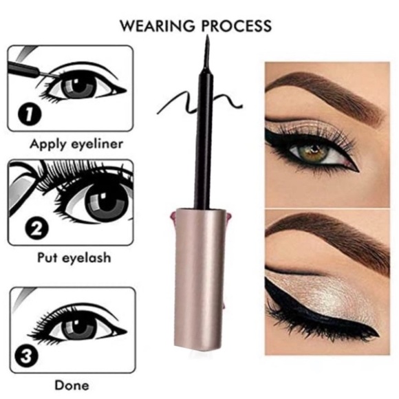 🧲 2 Pairs Magnetic Lashes Set with magnetic eyeliner - Picture 5 of 9